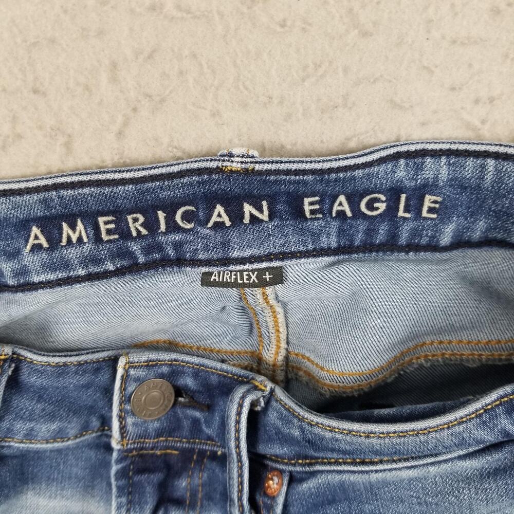 American Eagle Jeans Mens 30x36 Airflex+ Athletic Straight Fit‎ Stretch Denim - Picture 13 of 16